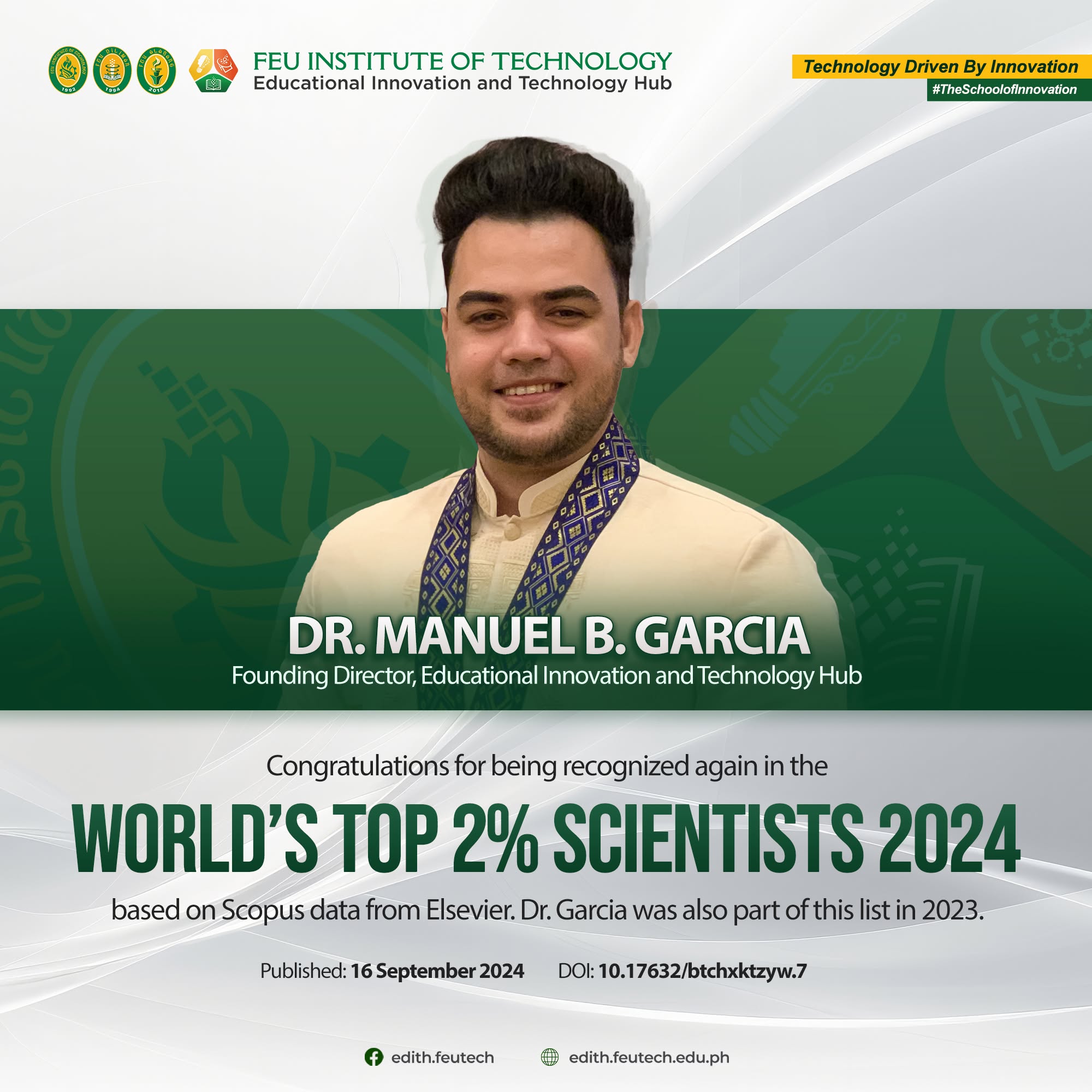 Facebook Announcement Poster by FEU Insitute of Technology